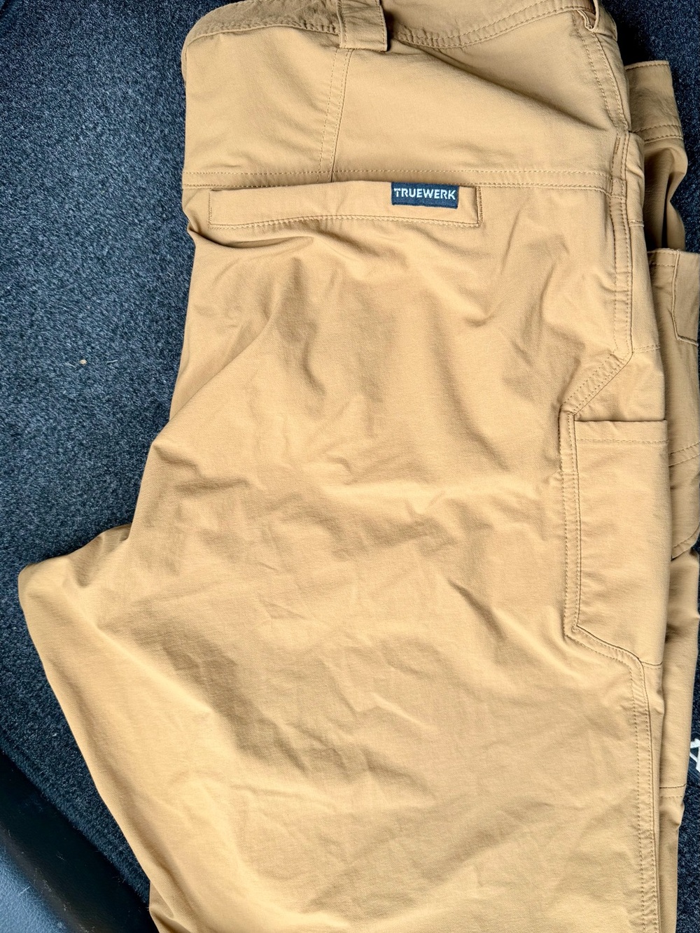 Truewerk Men's Tan Work Chinos - Rugged Utility Pants